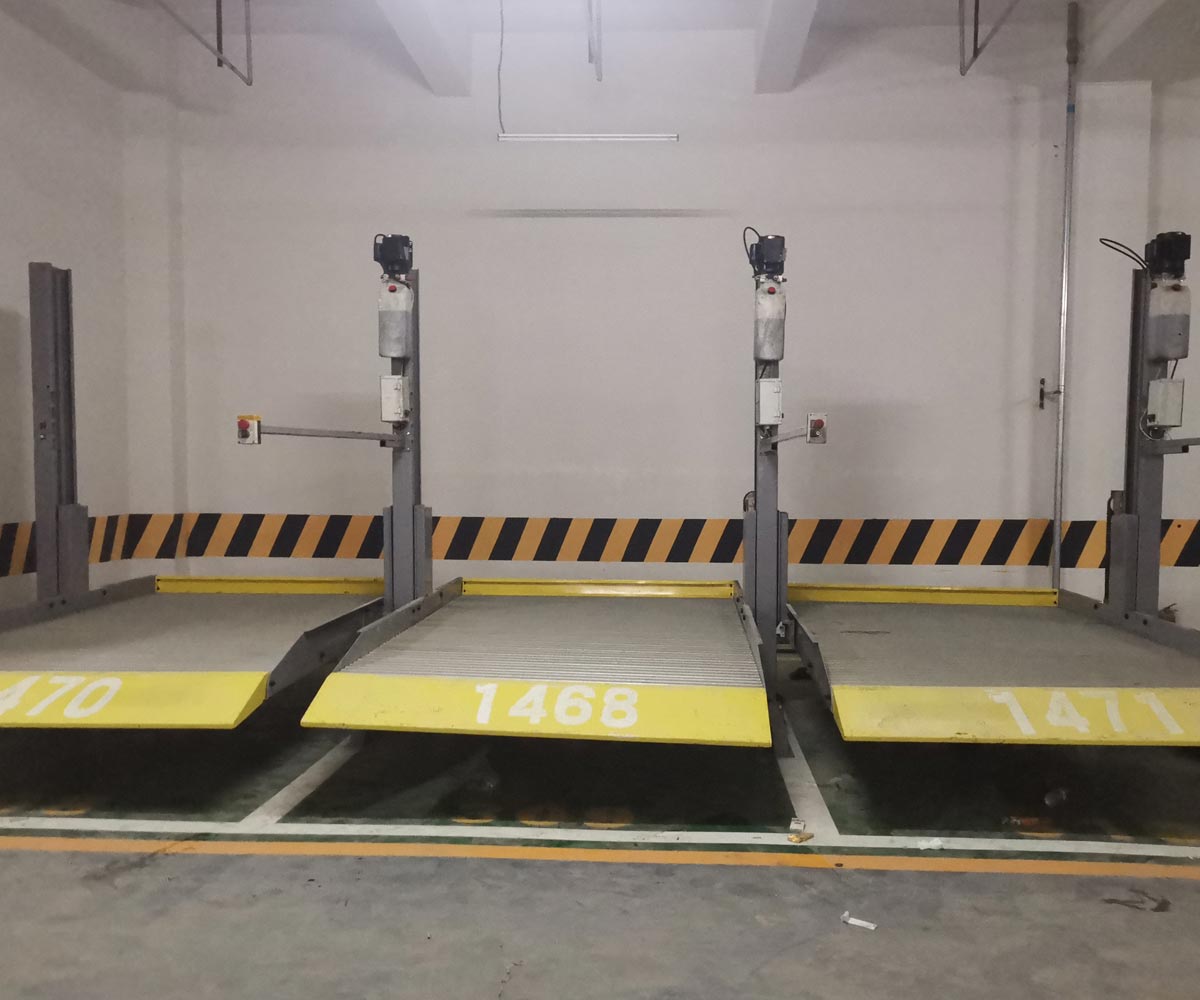 2層升降式機械式立體車庫